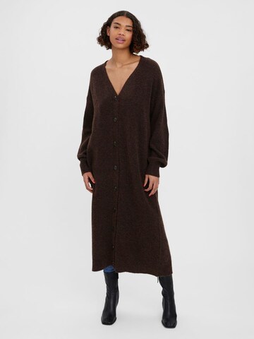 VERO MODA Knitted coat in Brown