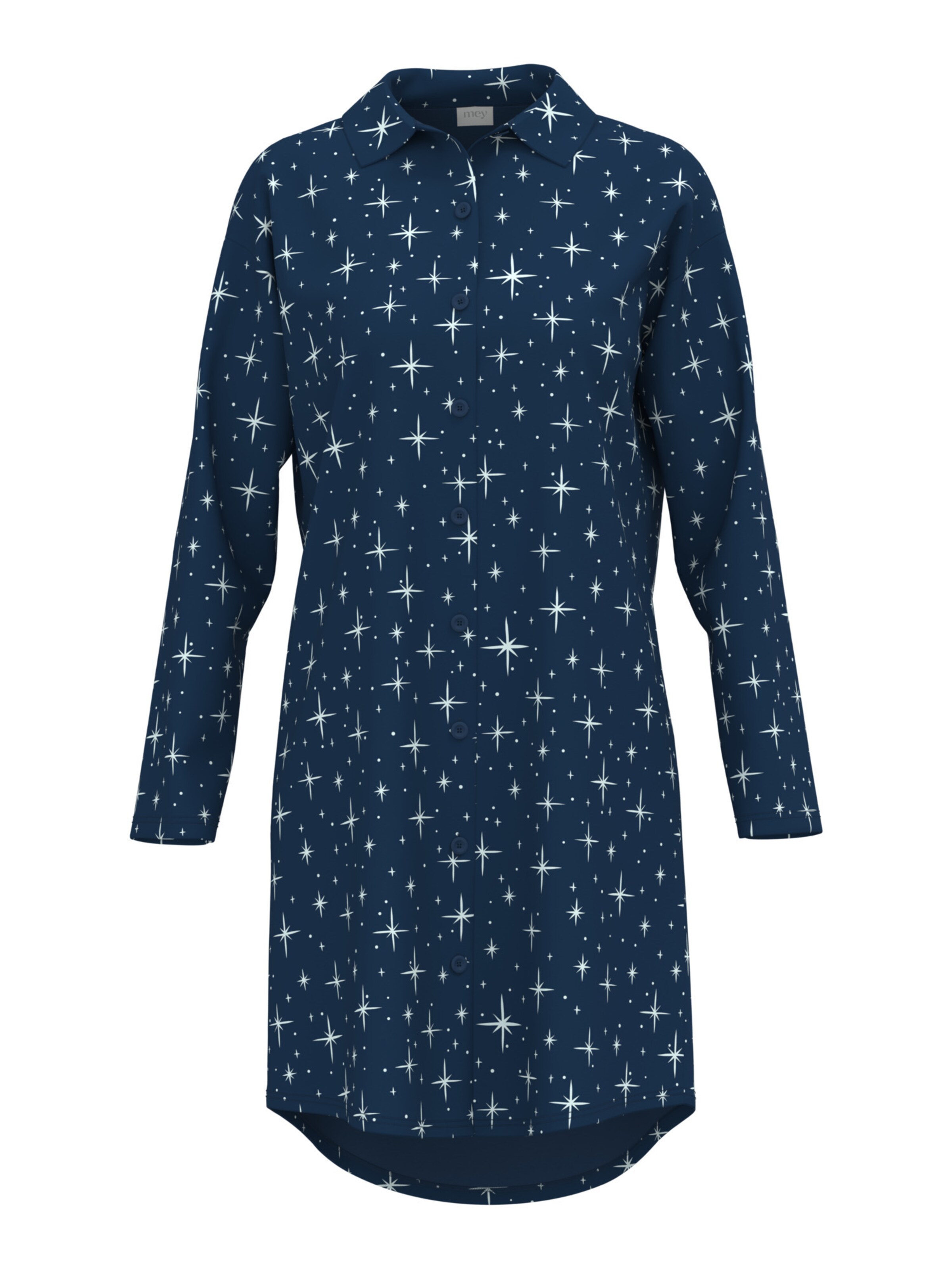 Mey Nachthemd in Blauw: voorkant