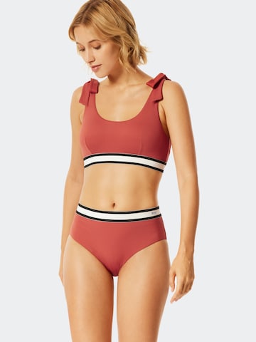 Bas de bikini 'Aqua Californian Dream' SCHIESSER en rouge : devant