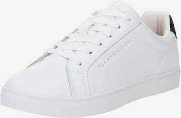 TOMMY HILFIGER Låg sneaker 'Essential' i vit: framsida