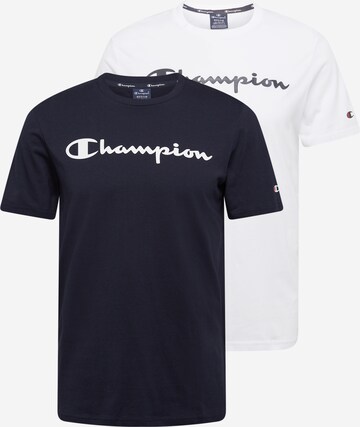 Champion Authentic Athletic Apparel Koszulka w kolorze niebieski: przód