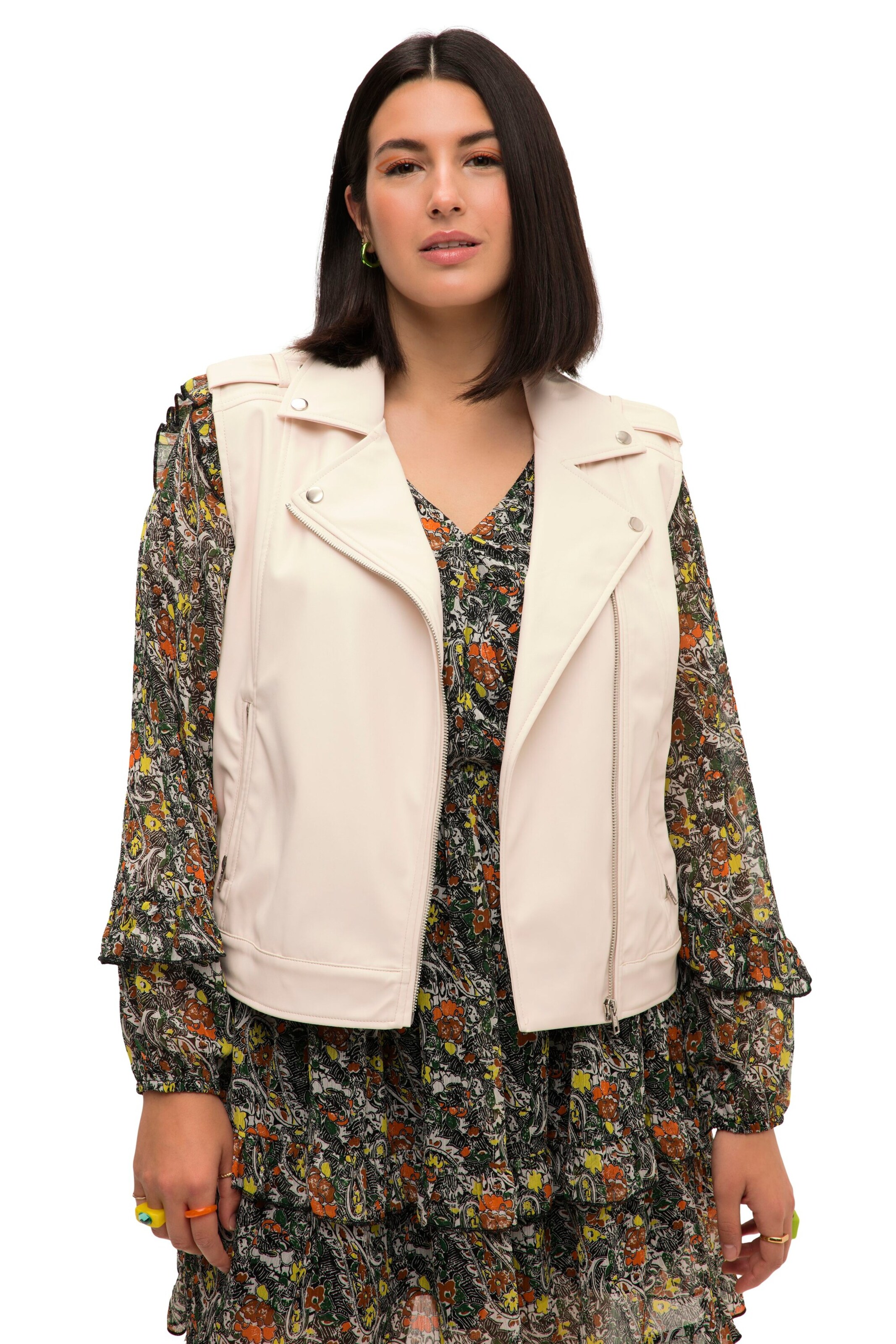 Studio Untold Weste in Beige: Vorderseite