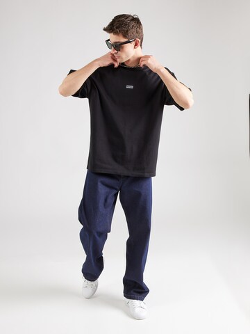 HUGO T-Shirt 'Nalono' in Schwarz
