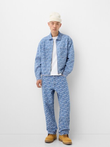 Bershka Between-Season Jacket in Blue