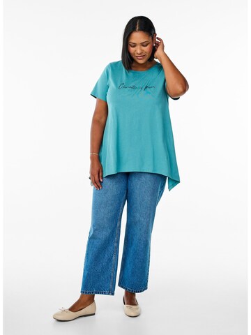T-shirt 'VMY' Zizzi en vert