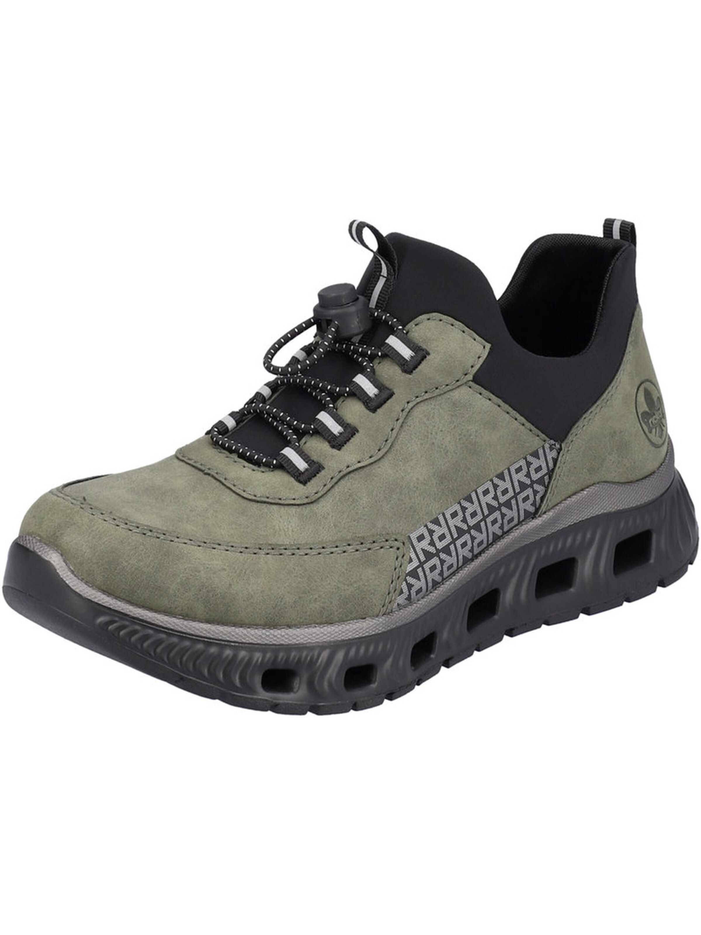 Rieker Sneakers 'Rieker Sneaker - Grün Synthetik' in Green: front