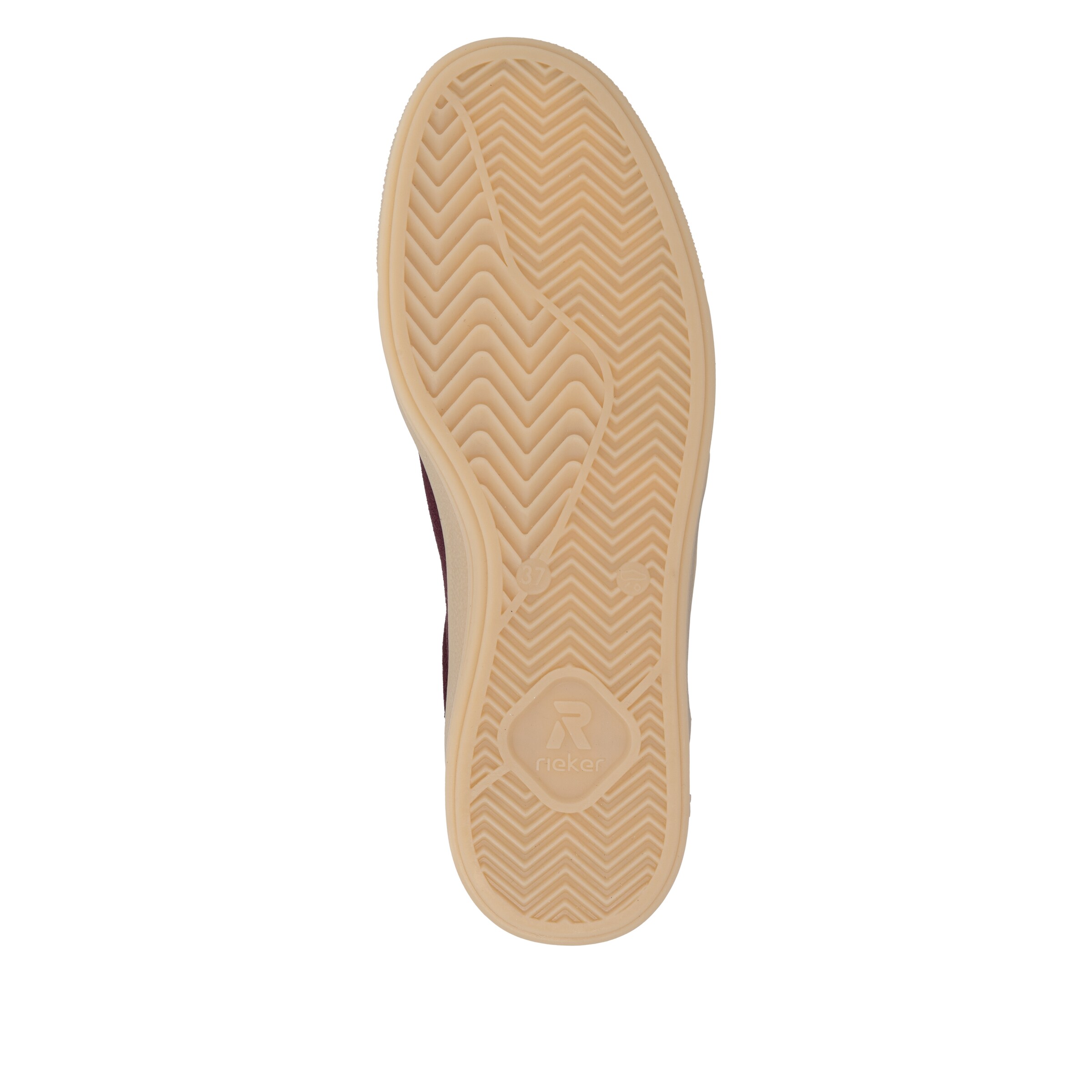 Baskets basses 'San Diego' Rieker Sport en rouge