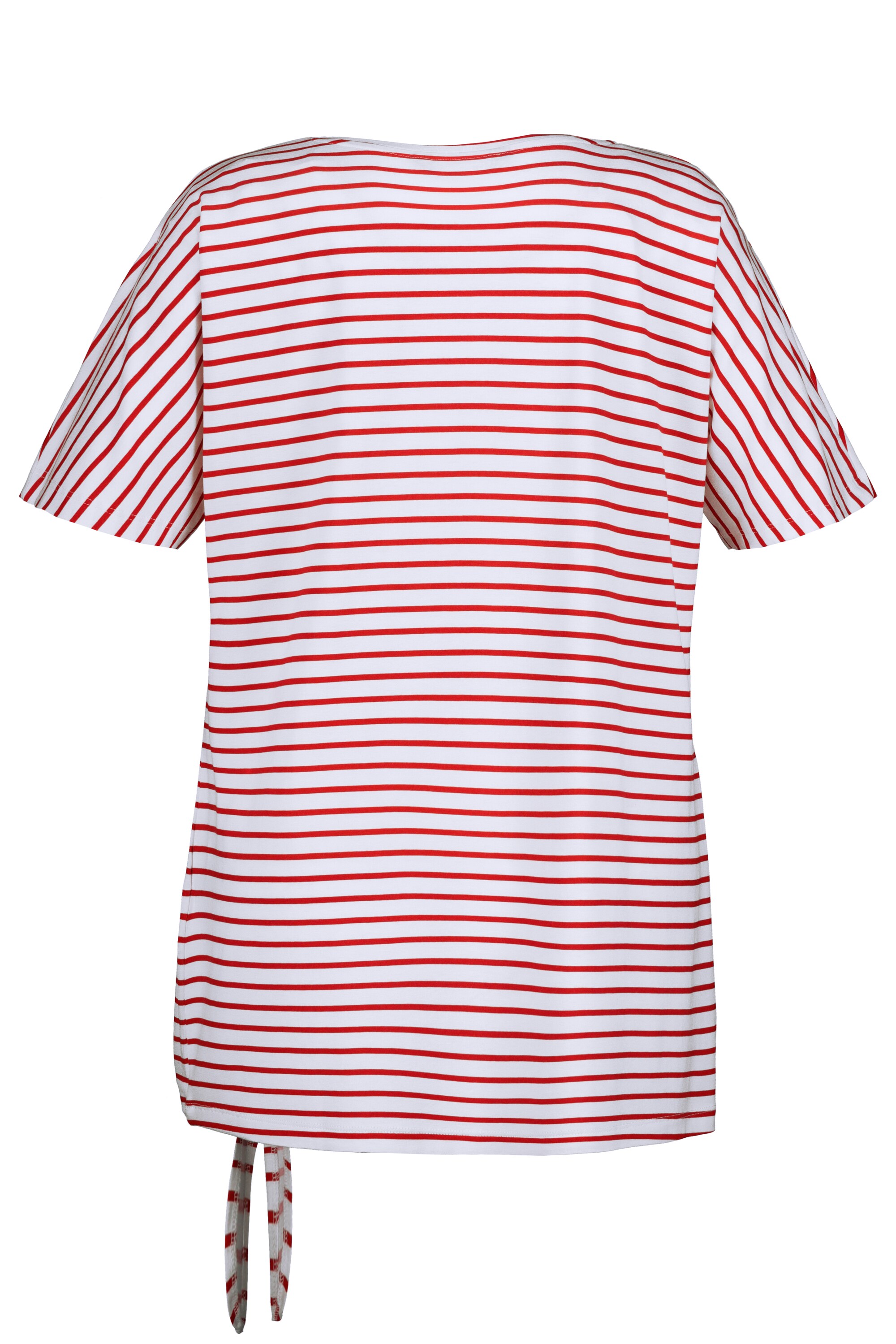 Ulla Popken T-Shirt in Weiß, Rot 