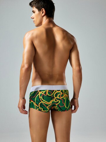SEOBEAN Boxershorts 'Messy Lines'‌‌‌ in Grün