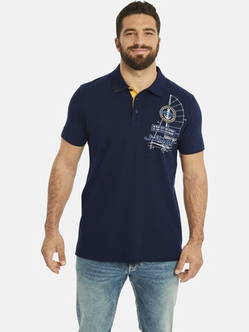 Jan Vanderstorm Shirt 'Nicco' in Blauw: voorkant