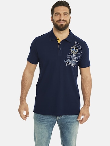 Jan Vanderstorm Poloshirt 'Nicco' in Blau: predná strana