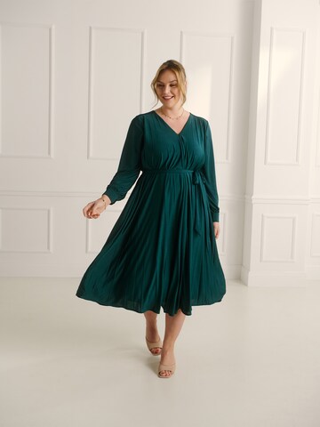 Guido Maria Kretschmer Curvy Kleid 'Cosima' in Grün