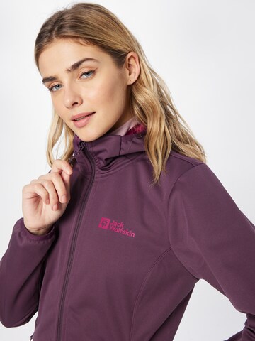 JACK WOLFSKIN Outdoor Jacket 'Windhein' in Purple