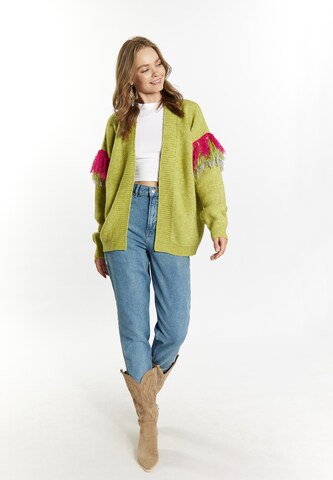 Cardigan 'Hoona' IZIA en vert