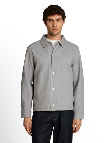 TOM TAILOR DENIM Tussenjas in Grijs: voorkant