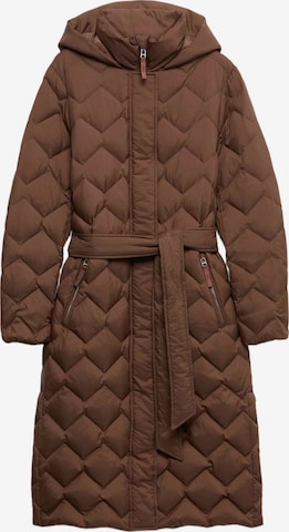 Manteau d’hiver Marks & Spencer en marron : devant