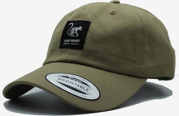Surf Monkey - Gorra deportiva en verde: frente