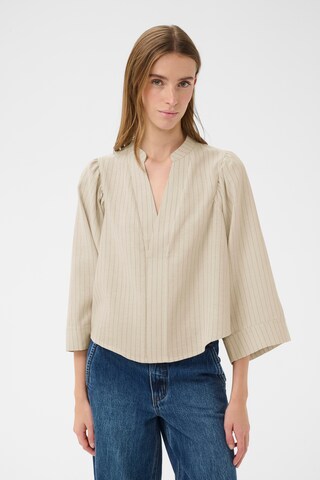 KAREN BY SIMONSEN Blouse 'KBFelia' in Beige: front