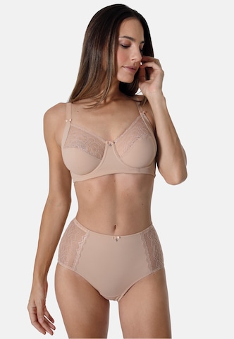 sassa T-shirt Bra 'IMPRESSIVE JACQUARD' in Beige: front