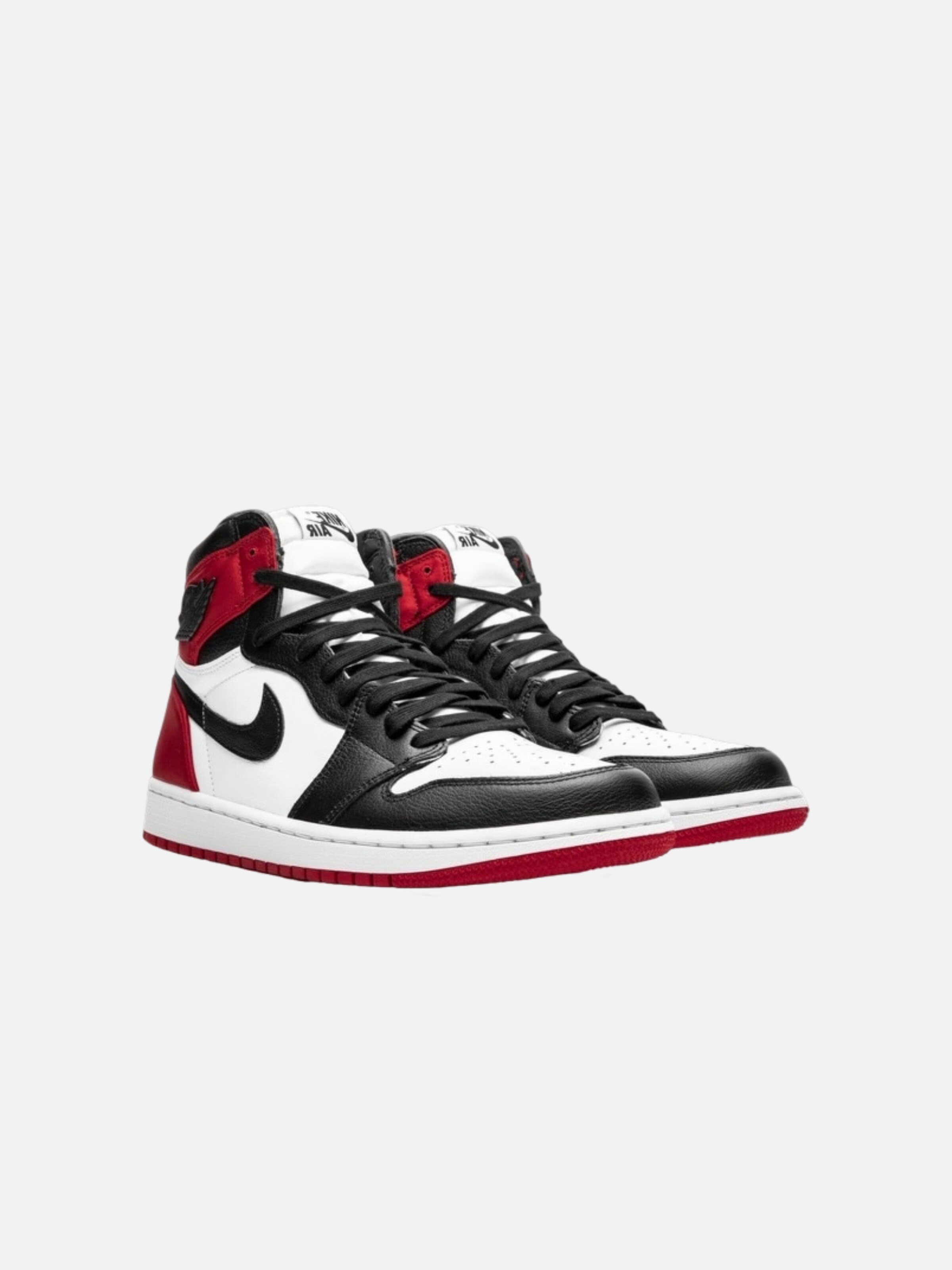 Jordan Sneakers hoog 'Air 1 Retro High Satin' in Rood
