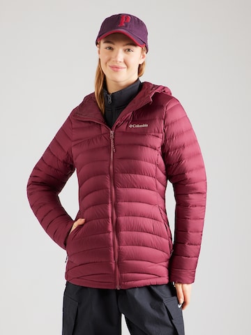 Veste outdoor 'Corelite' COLUMBIA en rouge : devant