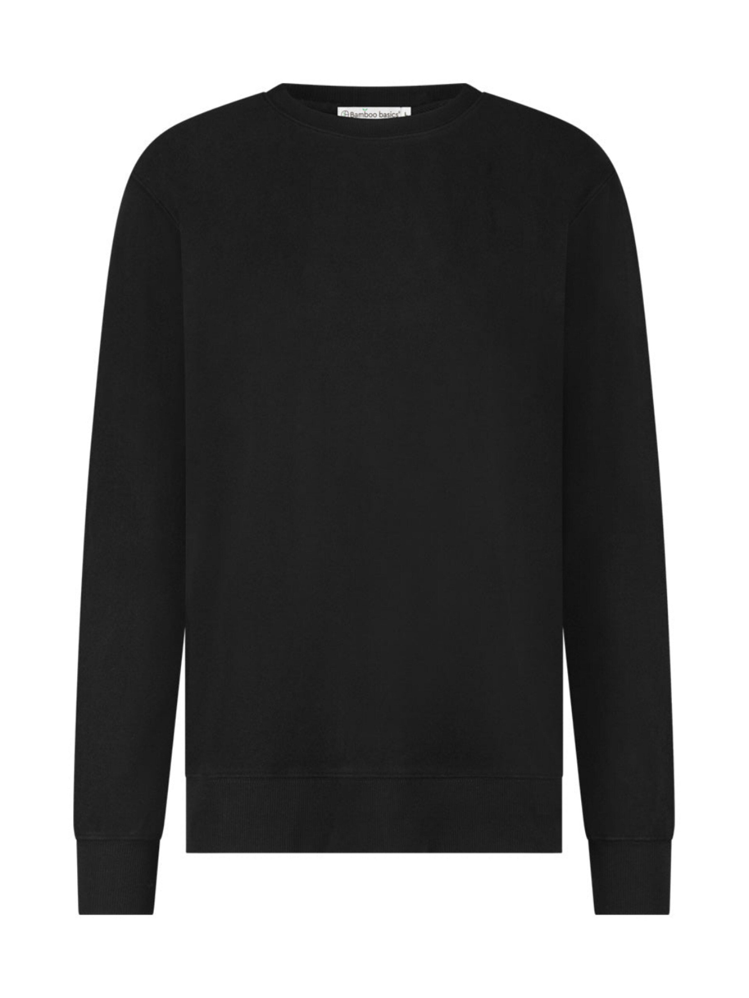 Bamboo basics Sweatshirt 'Lounge sweater Mike' in Black