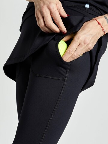 SPORTKIND Sportrok '2-in-1 Skirt with Long Leggings / Skapri' in Zwart
