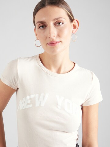 AÉROPOSTALE T-Shirt 'NEW YORK' in Beige