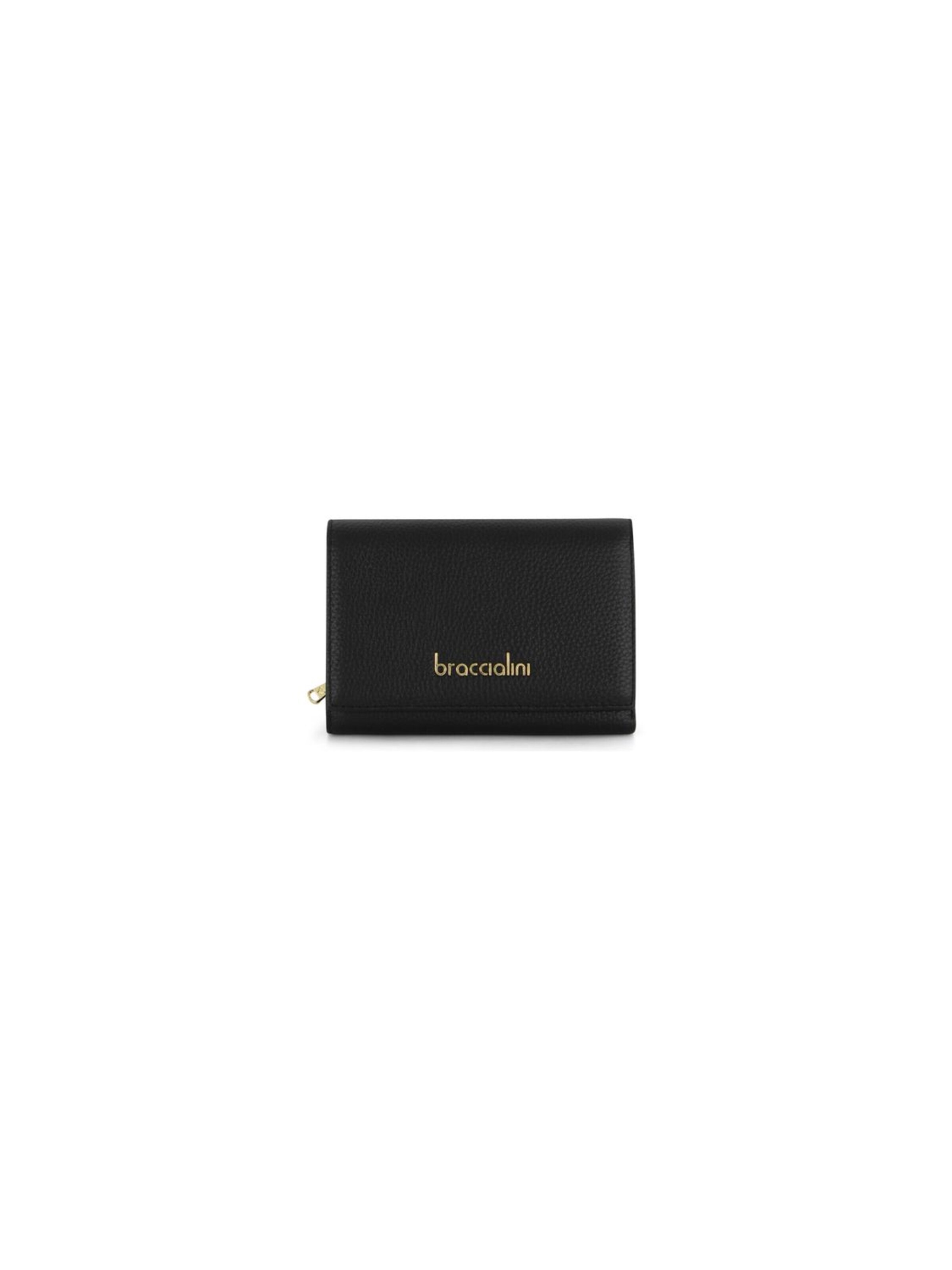 Braccialini - Cartera 'Basic' en negro: frente