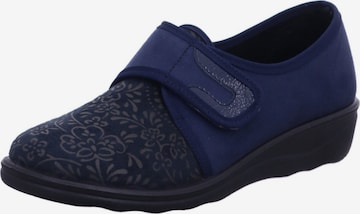 Westland Slipper 'Hausschuh Damen 28906 153500 Leder-Mix in blau' in Blau: Vorderseite