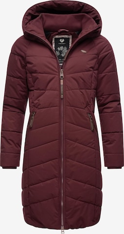 Manteau d’hiver 'Dizzie' Ragwear en rouge : devant