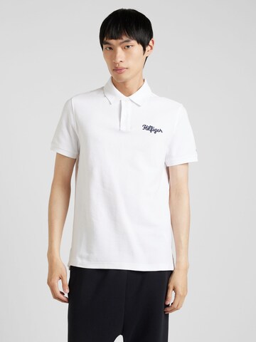 TOMMY HILFIGER Poloshirt in Weiß: Vorderseite