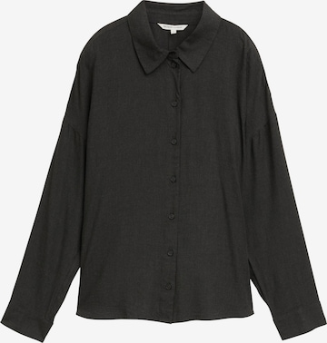 TOM TAILOR DENIM Blouse in Grey: front