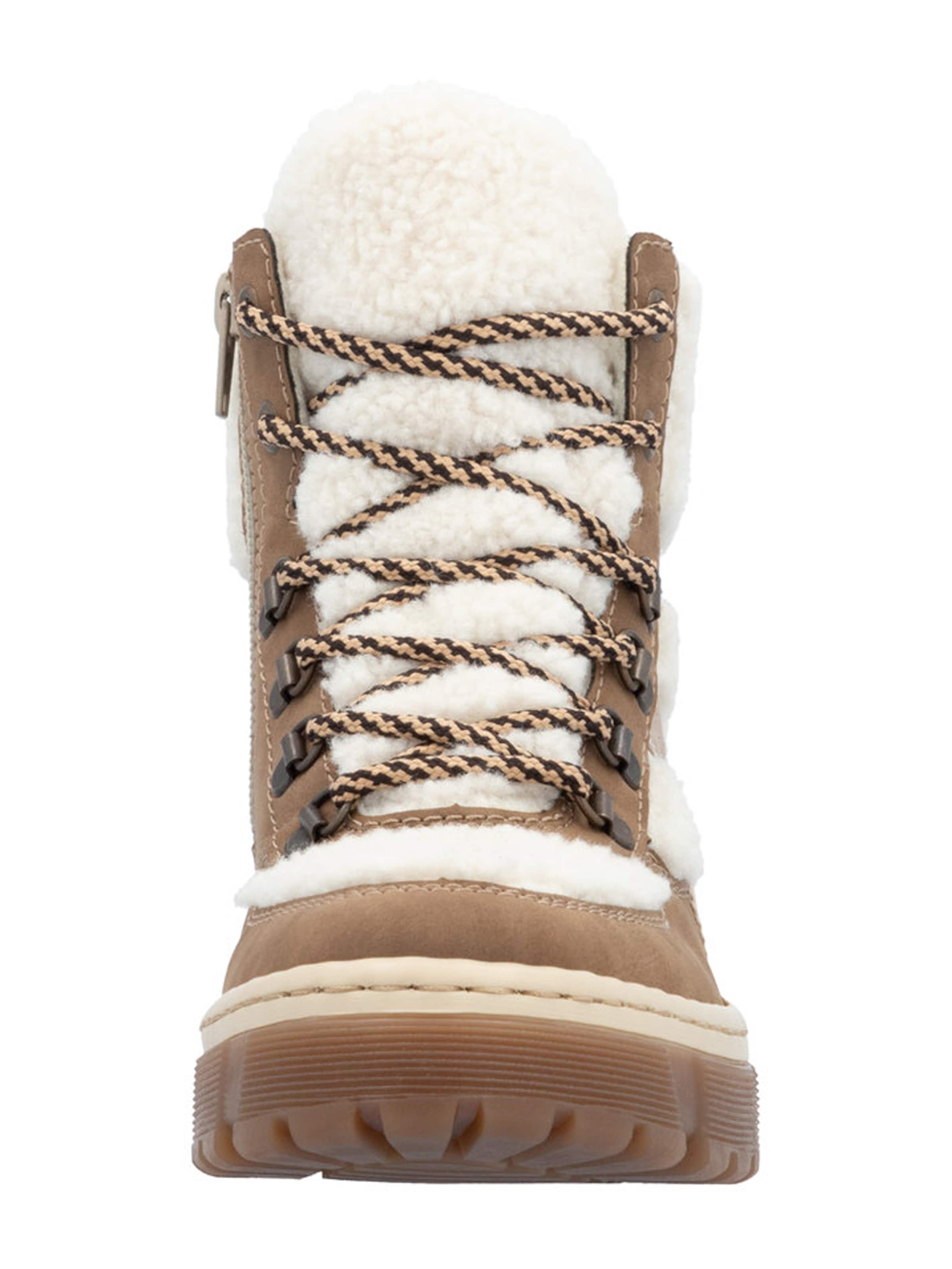 Rieker Ботинки на шнуровке в Бежевый