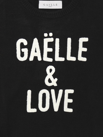 Gaelle Paris Pullover '&LOVE' in Schwarz