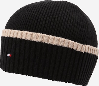 TOMMY HILFIGER Mütze in beige / navy / rot / schwarz / weiß, Produktansicht