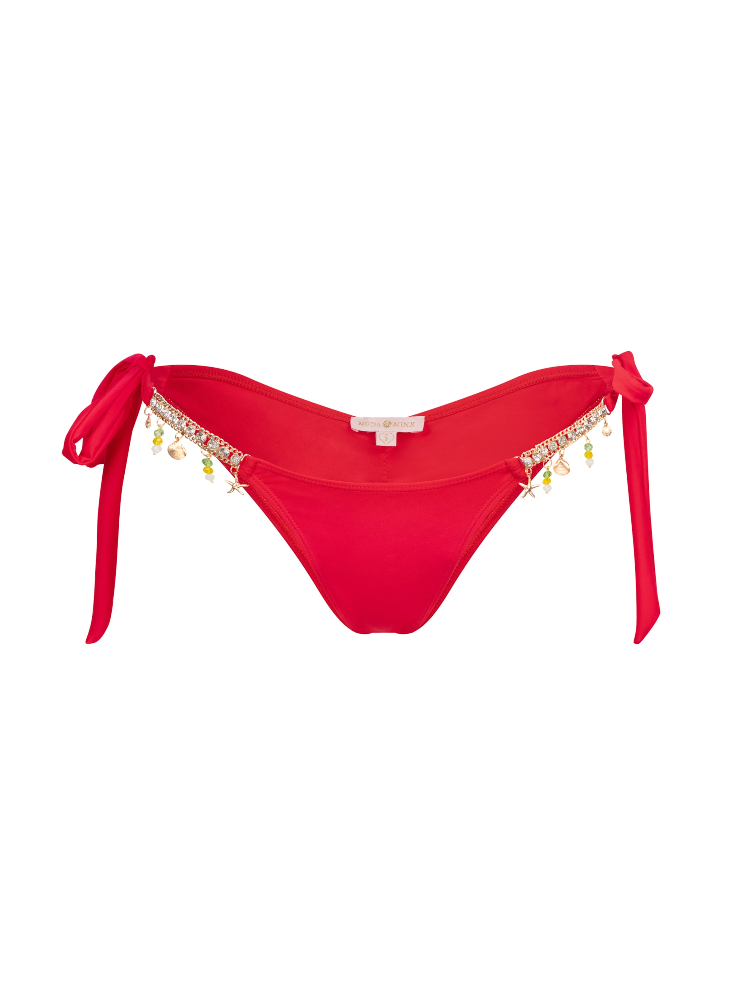 Moda Minx Bikinihose 'Seychelles' in Rot: Vorderseite
