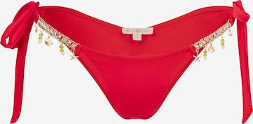 Bas de bikini 'Tie Side Brazilian' Moda Minx en rouge : devant