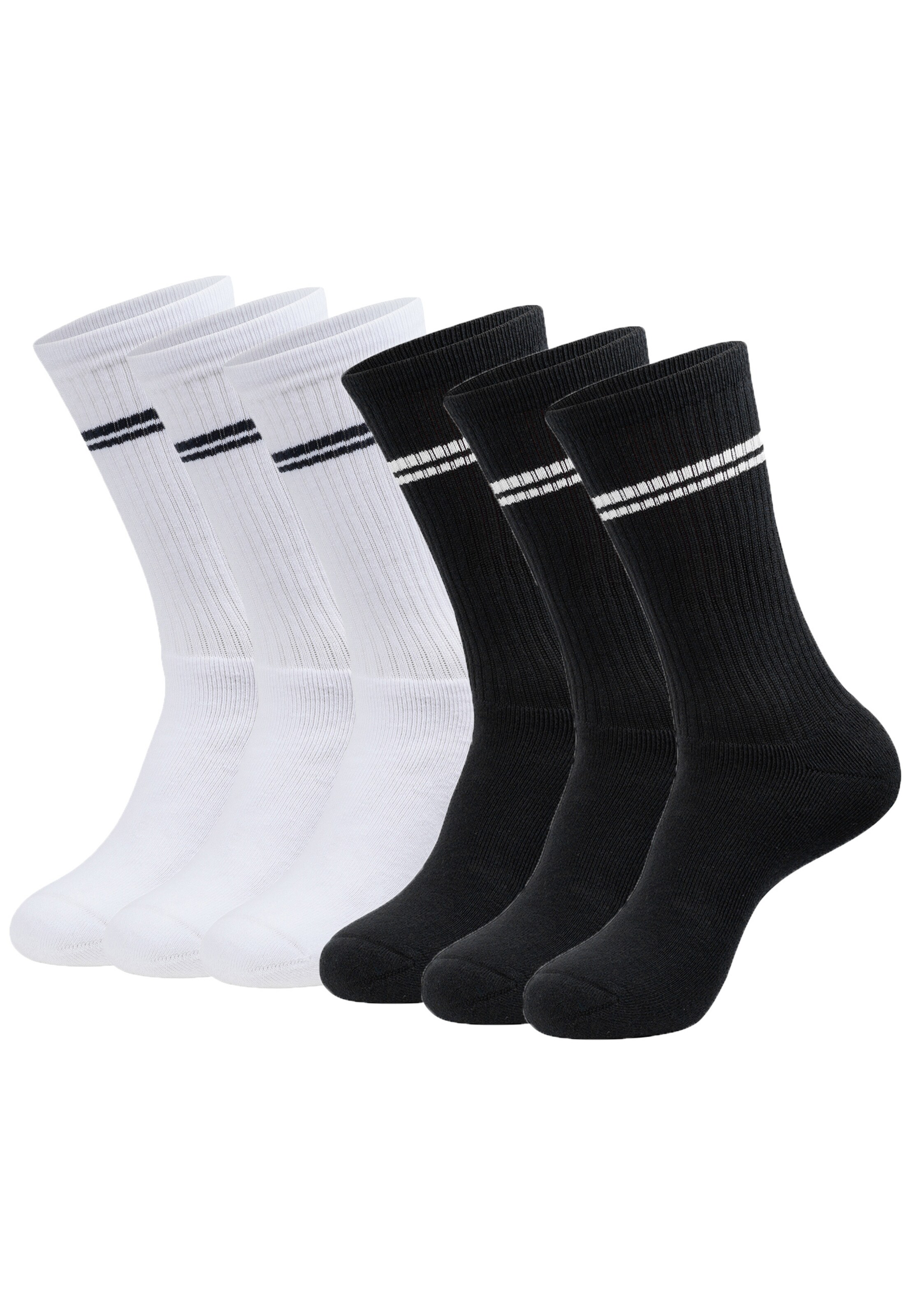 INDICODE JEANS Socks 'Louis' in Black: front