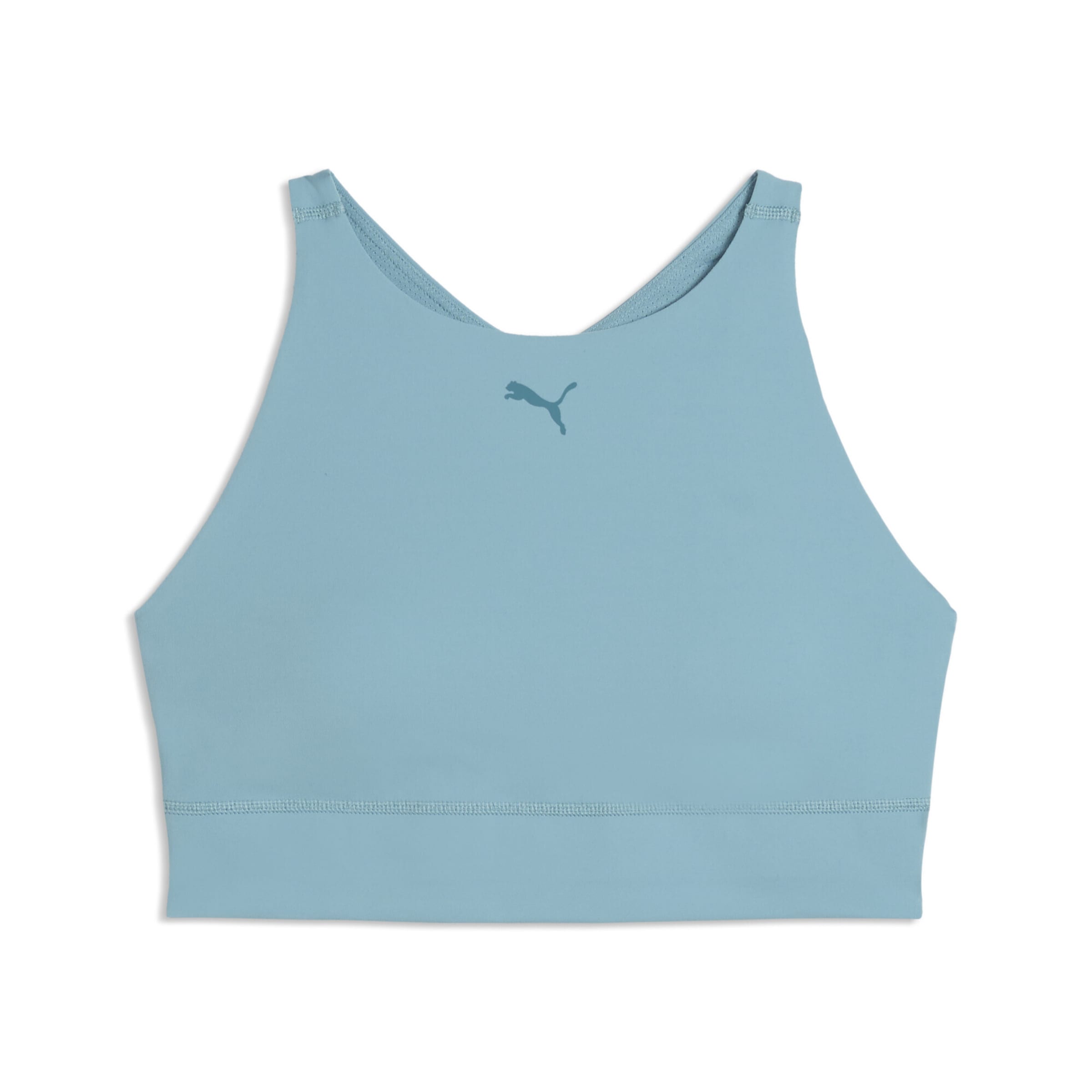 PUMA Bustier Sport-BH 'Shapeluxe' in Blau: Vorderseite