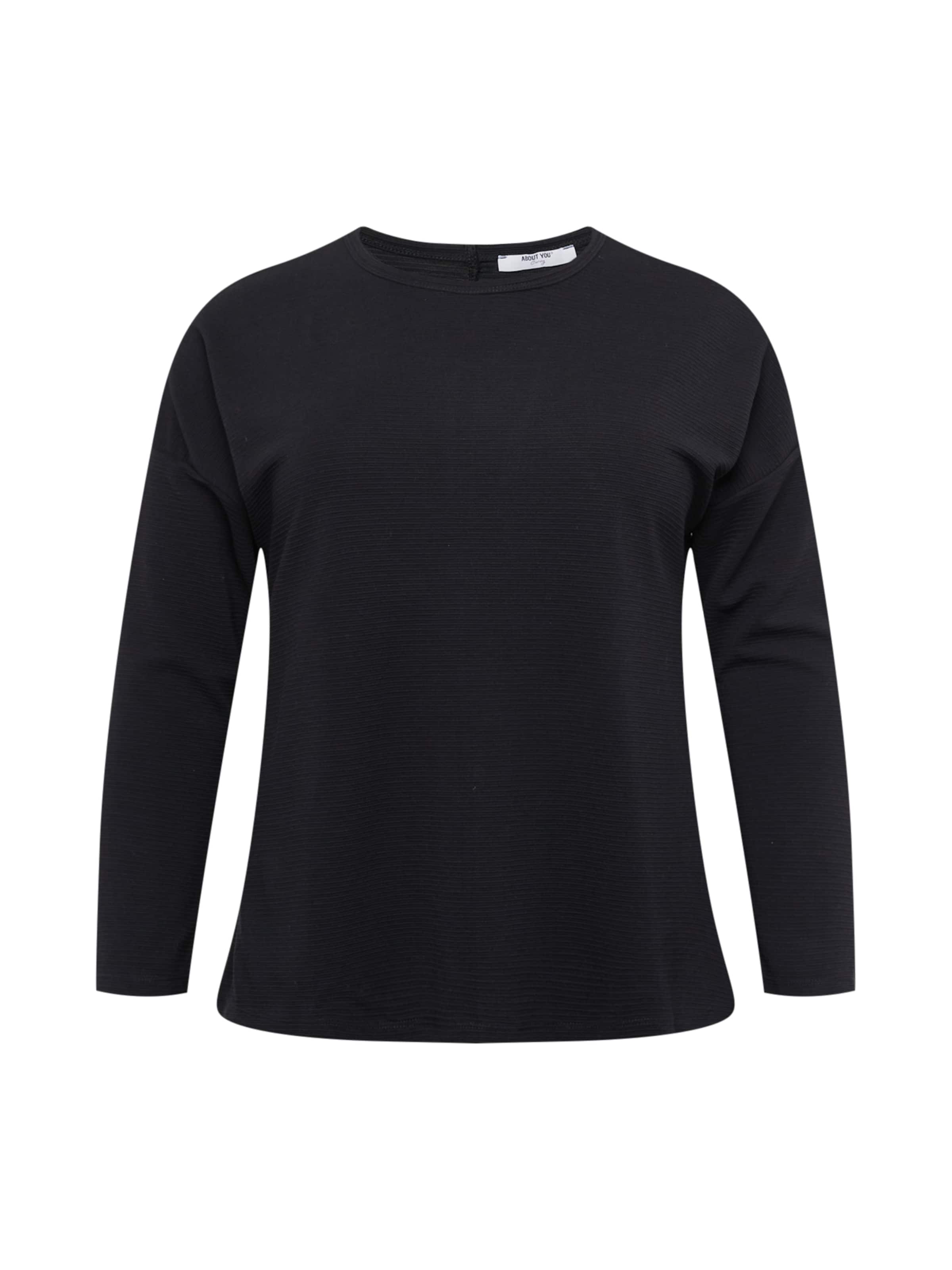 ABOUT YOU Curvy Shirt 'Henrike' in Black: front