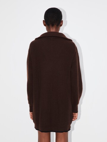 LeGer by Lena Gercke Knit dress 'Mette' in Brown