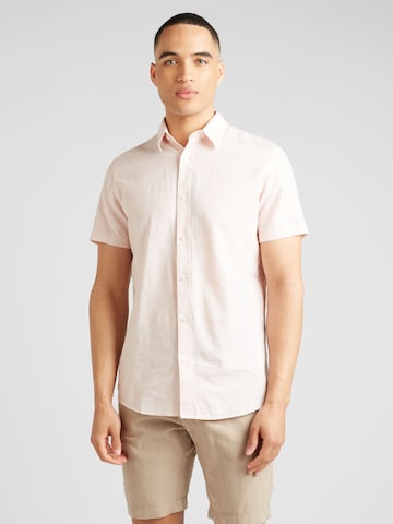 SELECTED HOMME Slim fit Button Up Shirt in Pink: front