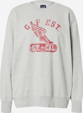GAPSweater majica - siva boja: prednji dio
