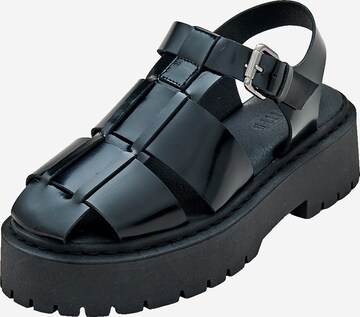 EDITED Sandalen 'Yolandae' in Schwarz: predná strana