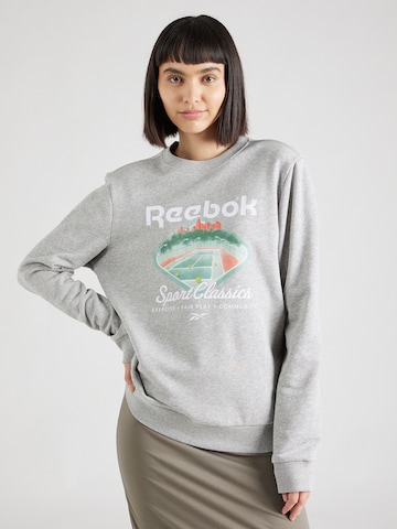 Reebok Sportief sweatshirt in Grijs: voorkant