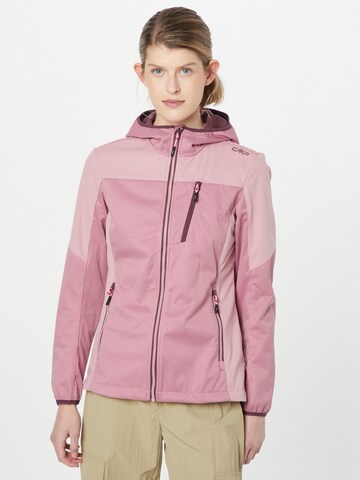 Veste outdoor CMP en rose : devant