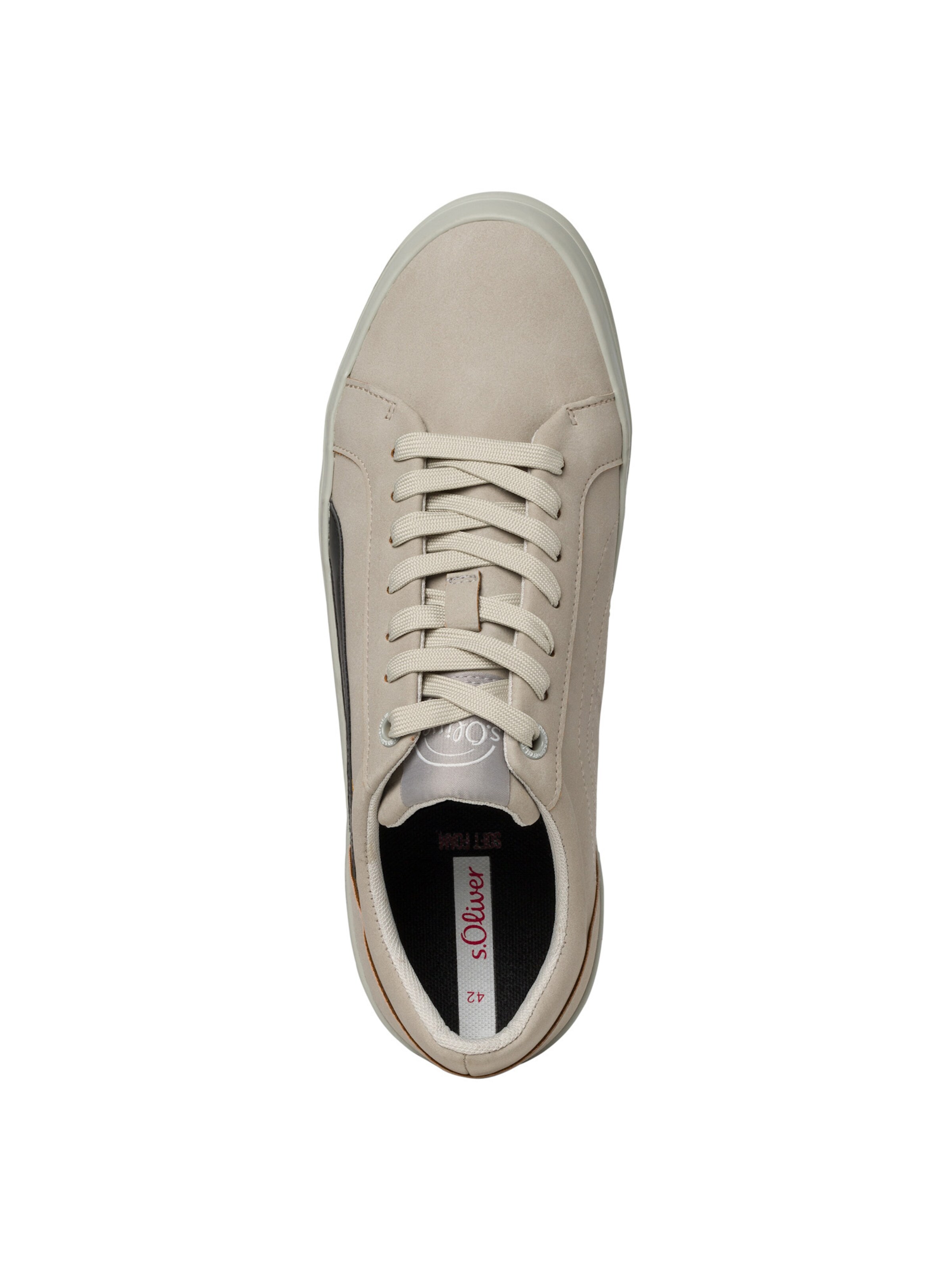 s.Oliver Sneakers laag in Beige