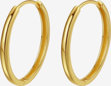 Orecchino 'Mid Chunky' di Hey Happiness in oro: frontale