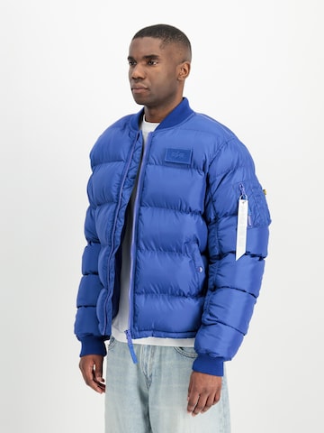 ALPHA INDUSTRIES Jacke 'Ma-1' in Blau: Vorderseite